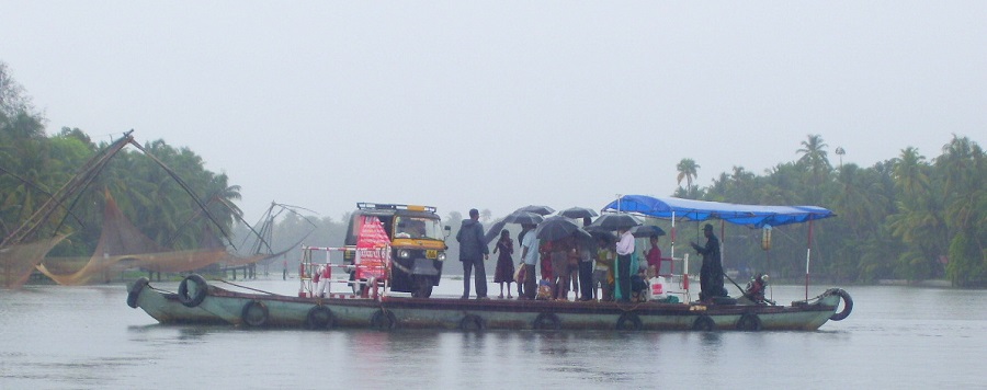 Watch Locals Commute in backwaters
