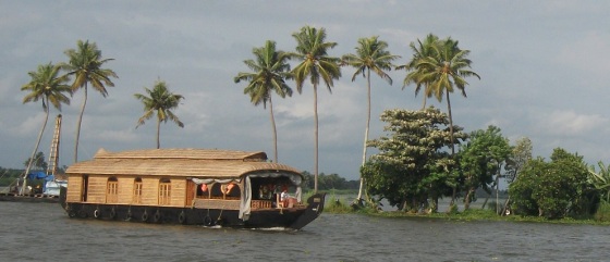 Houseboat in Kerala Backwaters